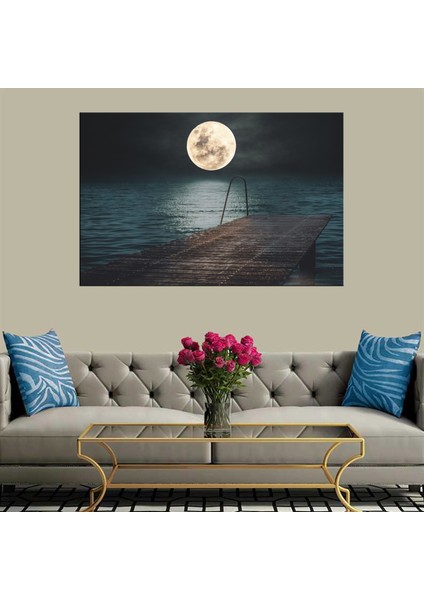 Exclusive Serie" Dolunay Kanvas Tablo