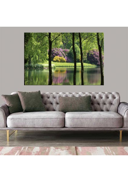 Exclusive Serie" Göl Manzarası Kanvas Tablo