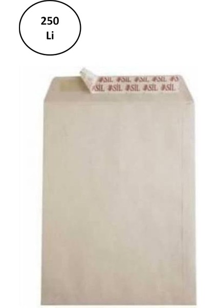 AS-0876 Torba Zarf Imt Kraft Silikonlu 32X42 90 gr 250'LI