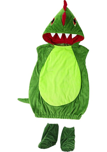 Çocuklar Dinozor Kostümü Cosplay Sahne Rol Oyunu Cadılar Yeşil (Yurt Dışından) fırsatları