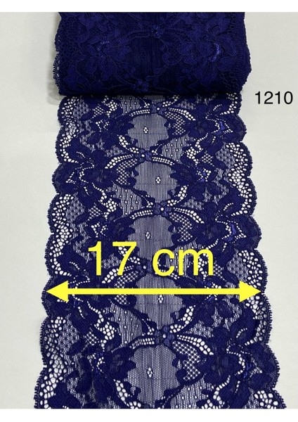 Likralı Geniş Dantel Esnek Dantel 1 Metre