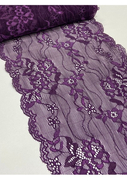 Likralı Geniş Dantel Esnek Dantel 1 Metre