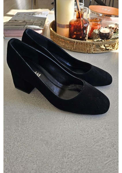 10 650 Topukla Kadın Deri Kalın Topuklu Günlük Ayakkabı fırsatları
