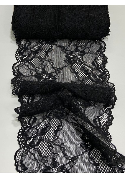 Likralı Geniş Dantel Esnek Dantel 1 Metre