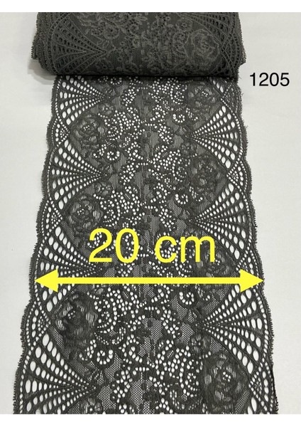 Likralı Geniş Dantel Esnek Dantel 1 Metre