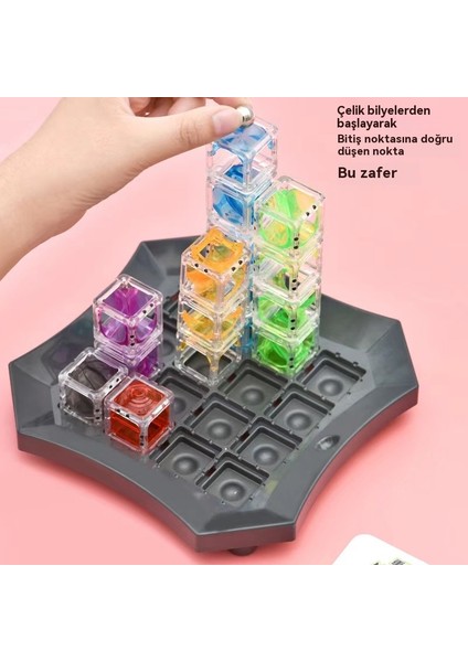 Küçük Iyi Yumurt Gravity Maze Toy Ball Escape Ball 3D Ölçülü Topu Oyunu Çocukların Puzzle Koncentrasyon Eğitimi (Yurt Dışından)