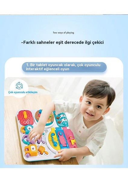 1-3 Yaşındaki Çocuklar Için Ilk Eğitim Öğretim Yardımcıları, Çocukların Meşgul Tahtası, Masa Oyuncaklarını Aç. (Yurt Dışından)