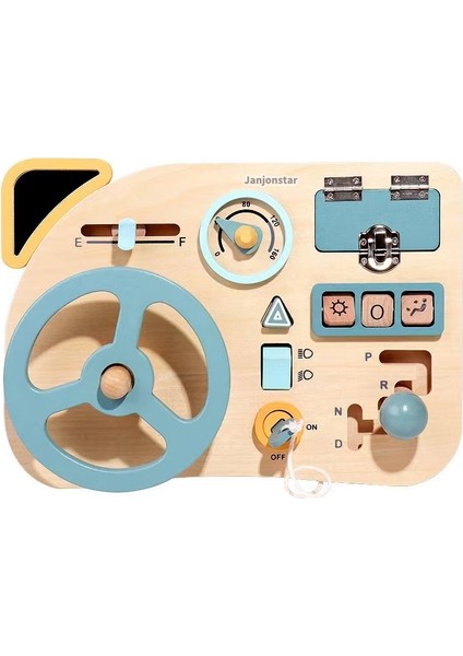 Çocukların Ev Öğrenmesi S Ürücü Puzzle Oyunu Montessori Erken Eğitim Yönetim Tebek Simülasyonu Meşgul Tahta (Yurt Dışından)