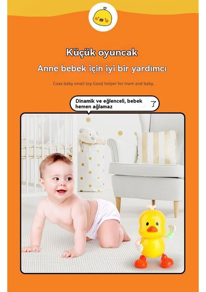 Sarı Ördek Şarkıları Dans Ediyor, Elektrik Renkli Işıklar, Müzik Atışmaları, Tatlı Tavuk, Robot, Çocukların Oyuncağı (Yurt Dışından)