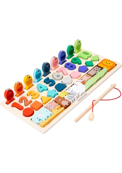 Montessori Early Education Puzzle Oyun 0 Bebek Meşgul Board 1-2 ve Yarım 3 Bebek Çocukların Iyi Motor Eğitimi Yardımcıs I (Yurt Dışından)