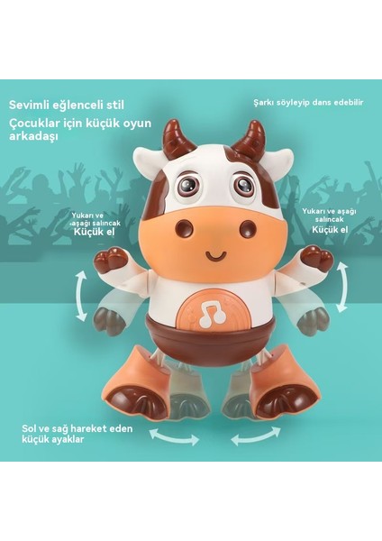 Elektrik Dans, Niu Xiaoke Şarkı S Öyleyebilir, Dans Eder, Yemek, Işık, Müzik, Çocukların Robot Oyuncakları. (Yurt Dışından) indirimleri