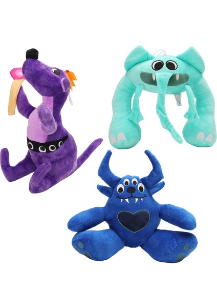 Peluş Oyuncaklar, Yumuşak Doldurulmuş Figür, Noel Için Çocuklara Hediye, Doğum Günü, 2,3,4,5 Yaşındaki Çocuklara Hediye, Erkek ve Kız Çocuklarına Hediye£ 3 Adet (Yurt Dışından)