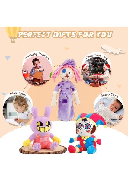 Boutiques Dijital Sirk Peluş Oyuncak, Inanılmaz Peluş Oyuncak, Çocuklar ve Hayranlar Için Doldurulmuş Hayvan Peluş Çocuk Hediyesi. (Yurt Dışından)