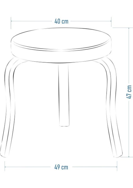 Ege Deri Naturel Ahşap Ayak Istiflenebilir Mutfak-Balkon Taburesi (2 Adet) fırsatları