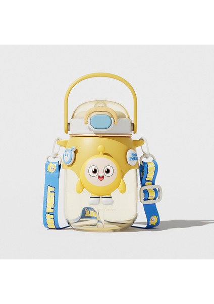 Kızlar Için Yüksek Estetik Değeri Olan Çocuk Su Bardağı, Yaz Yeni Plastik Bardak Tritan Çift Içecek Uygun Saman Fincan SICAK820ML (Yurt Dışından)