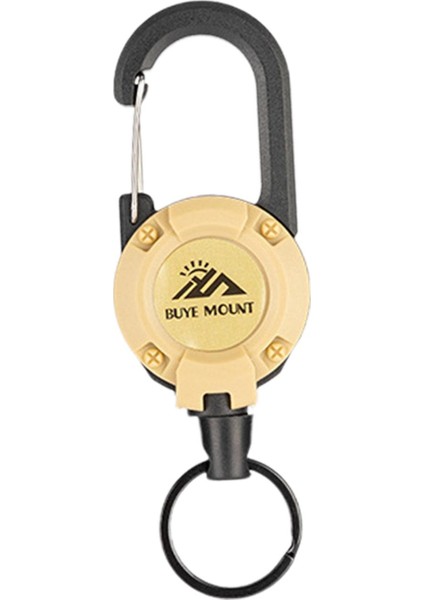 Geri Çekilebilir Ik Çok Amaçlı Karabina Trekking Tırmanma Khaki (Yurt Dışından)