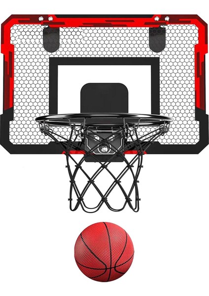 Duvara Monte Basketbol I Basketbol Sistemi Mini I Kapı Odası Kırmızı (Yurt Dışından)