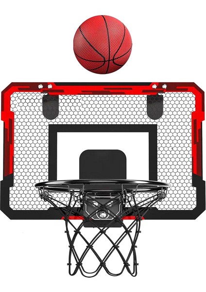 Duvara Monte Basketbol I Basketbol Sistemi Mini I Kapı Odası Kırmızı (Yurt Dışından)