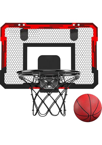 Duvara Monte Basketbol I Basketbol Sistemi Mini I Kapı Odası Kırmızı (Yurt Dışından)