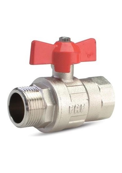 4010 Erkek/dişi Kelebek Saplı Küresel Vana