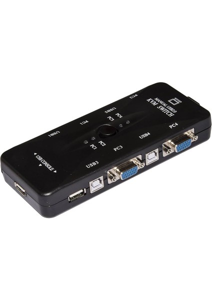 4 Port USB Kvm Switch 4 Kasa 1 Monitör Switch