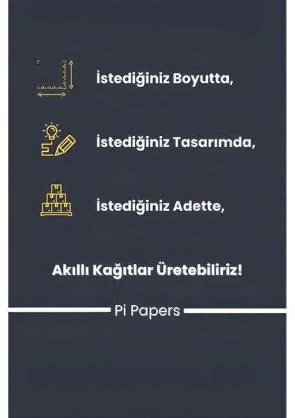 Pi Papers Ilk Yazma Eğitim Seti, Harfli Elakin, Kılavuz Çizgili, Yüzeye Zarar Vermez,akıllı Kağıt Yazı Tahtası