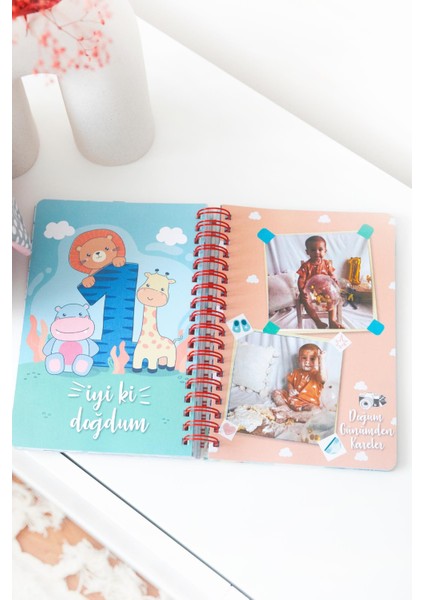 Bebek Anı Defteri Erkek Stickerlı + Çekim ve Zeka Kartları Seti indirimleri