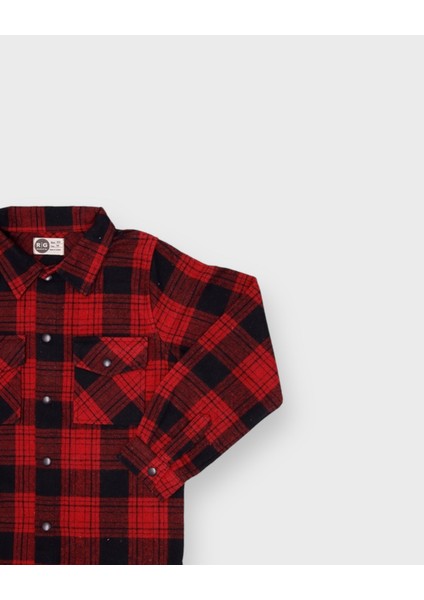 Genç Unisex Kışlık Oduncu Kareli Gömlek