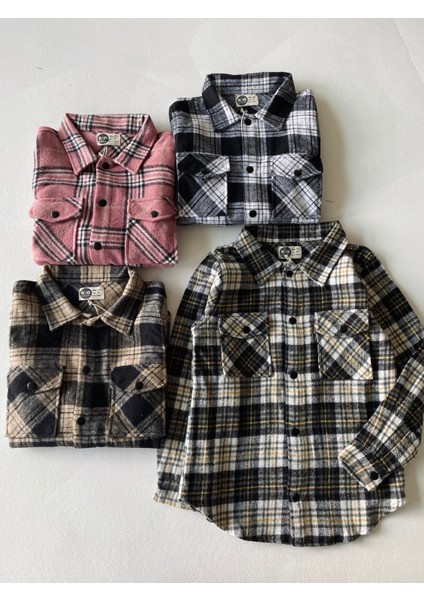 Genç Unisex Kışlık Oduncu Kareli Gömlek
