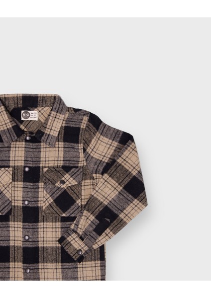 Genç Unisex Kışlık Oduncu Kareli Gömlek