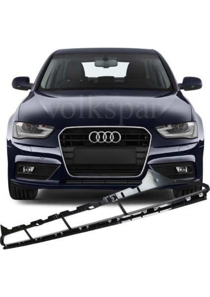 A4 B8,5 Sedan 2013-2016 Model Arası Uyumlu Ön Tampon Alt Orta Izgarası