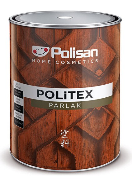 Politex Lüx Parlak Vernikli Ahşap Koruyucu 15 Lt Tütün