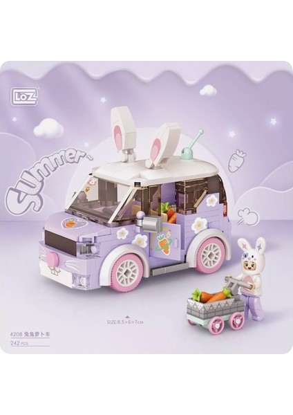 Mini Blok Tatlı Tavşan Havuç Arabası 242 Parça 4208 fiyatları