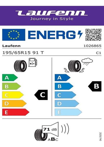 195/65R15 91T Lk41 G Fit Eq+ Oto Yaz Lastiği (Üretim Yılı: 2023) fiyatları