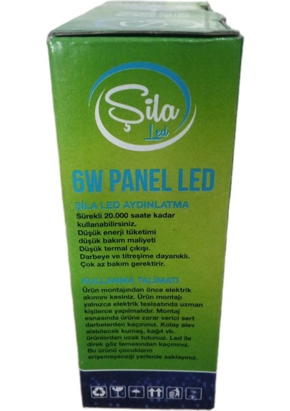 6W Panel LED 480 Lümen 2'li fırsatları