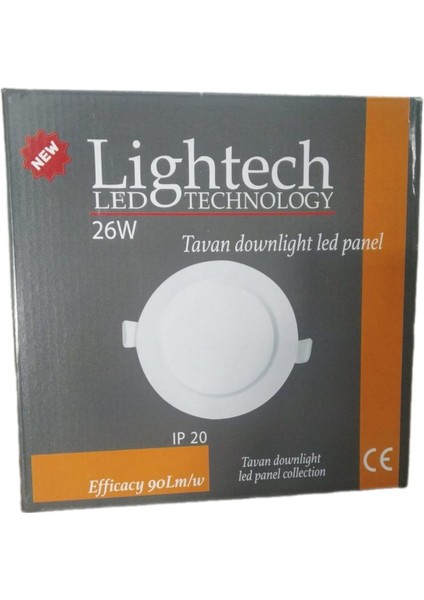 LED Technology 26W Tavan Downlight LED Panel modelleri