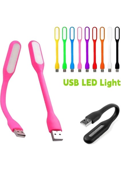 Taşınabilir Katlanabilir Parlak Işıklı Laptop Okuma USB LED Lamba