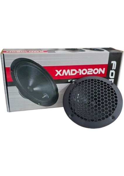 For-X XMD-1020N Oto Mıdrange 20CM 180W Kapaklı 2 Adet