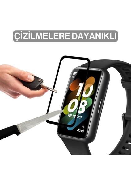 Huawei Band 8 Uyumlu 3D Full Ekran Koruyucu