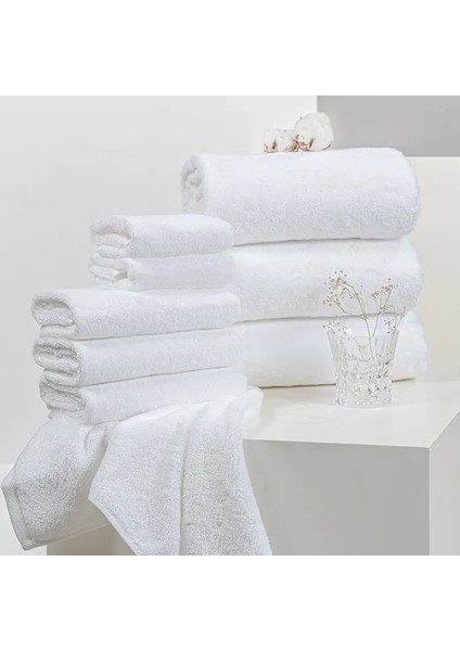 Otel Havlu Takımı %100 Pamuk 3'lü Set El Yüz Banyo ve Ayak Havlusu modelleri