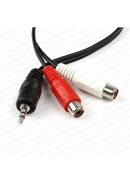DK-CB-AURCAX35 3,5mm Stereo E/2rca D Kablo