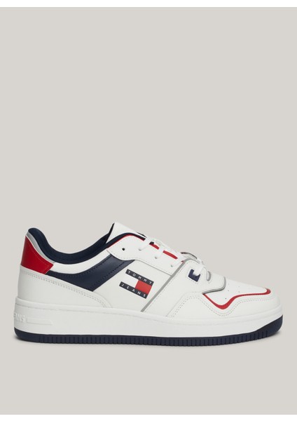 Beyaz - Kırmızı - Lacivert Erkek Sneaker Tjm Retro Basket Cupsole fiyatları