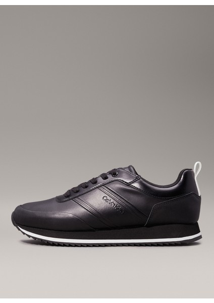 Siyah Erkek Sneaker Low Top Lace Up Lth Hf fiyatları