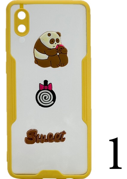 Samsung Galaxy A02 Uyumlu Maskot Seri Arka Koruma Kılıf