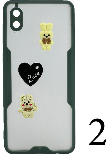 Samsung Galaxy A02 Uyumlu Maskot Seri Arka Koruma Kılıf
