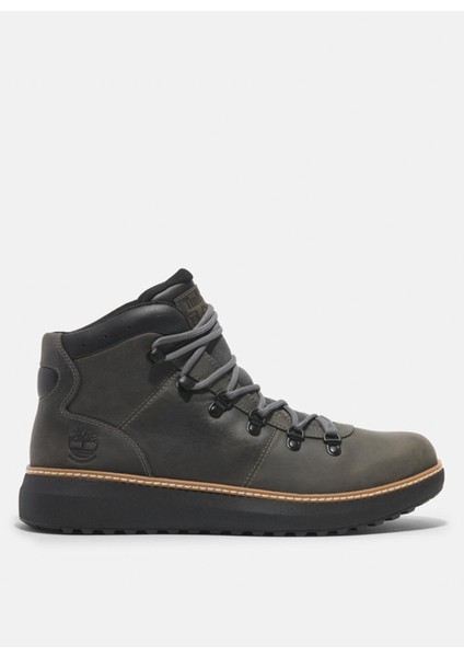 Deri Gri Erkek Bot Hudson Road Mıd Lace Up Waterproof