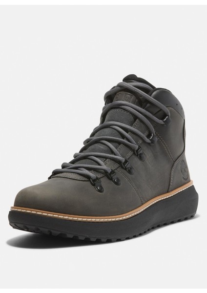 Deri Gri Erkek Bot Hudson Road Mıd Lace Up Waterproof indirimleri
