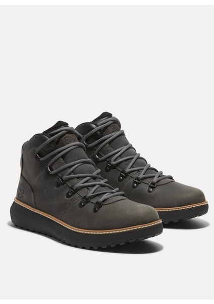 Deri Gri Erkek Bot Hudson Road Mıd Lace Up Waterproof modelleri