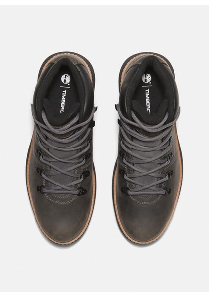 Deri Gri Erkek Bot Hudson Road Mıd Lace Up Waterproof fırsatları