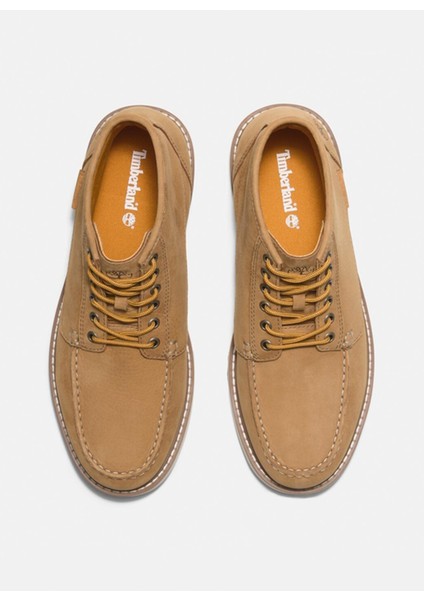 Deri Sarı Erkek Bot Newmarket Mıd Lace Up Chukka Boot